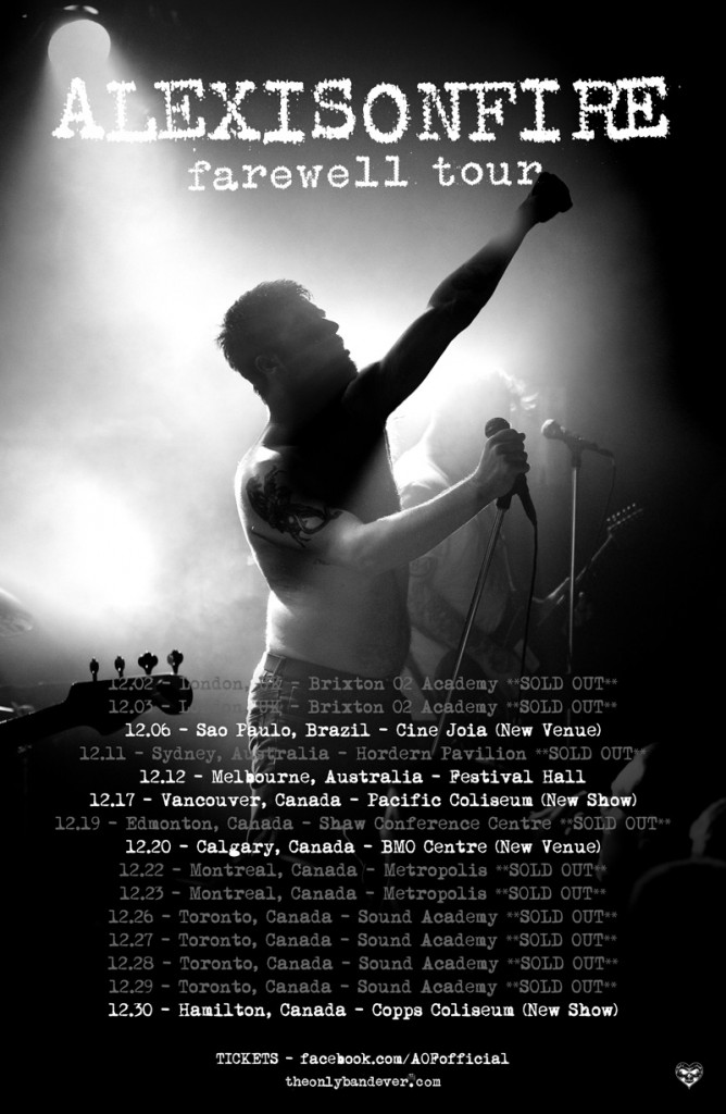Alexisonfire Farewell Tour Poster