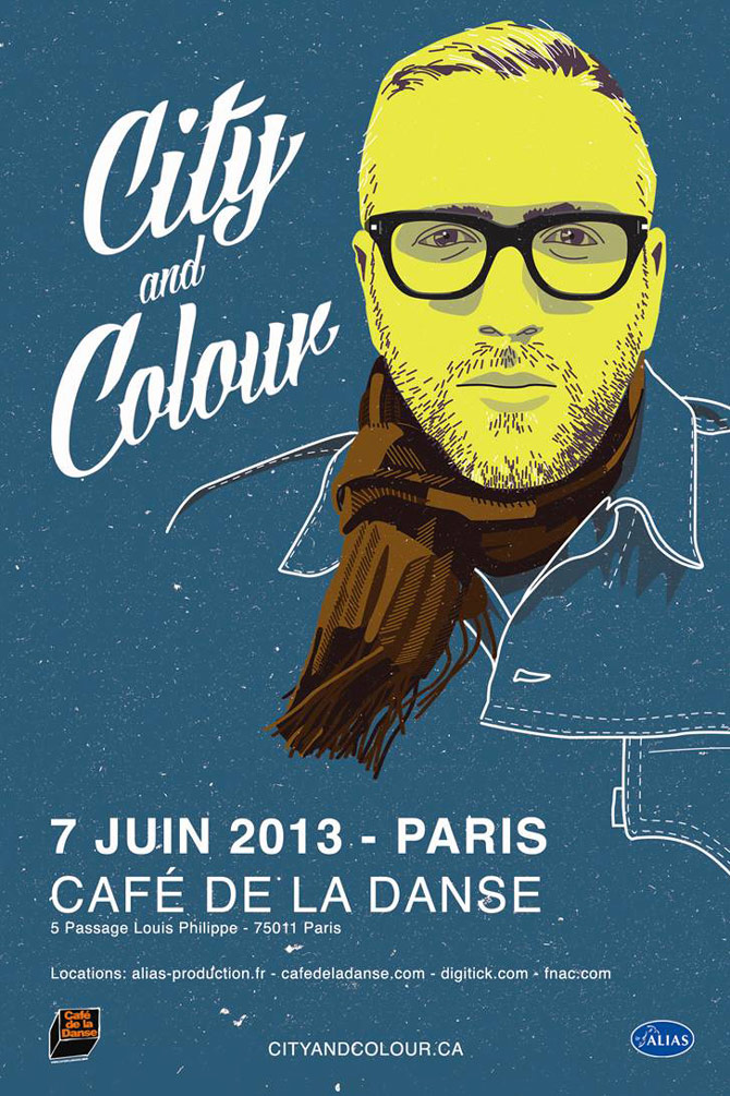 Biographie - City and Colour - Dallas Green - Concert - Café de la Danse - 2013 - Paris - France